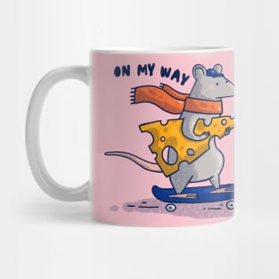 On My Way Rat Mug